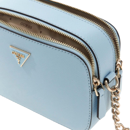 Guess Women's Noelle Crossbody Shoulder Bag Sky Blue ZG787914