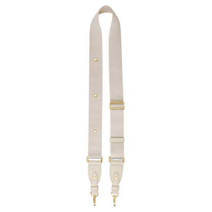 Any Di Phone Strap White/Cream Vegan Leather & Nylon 