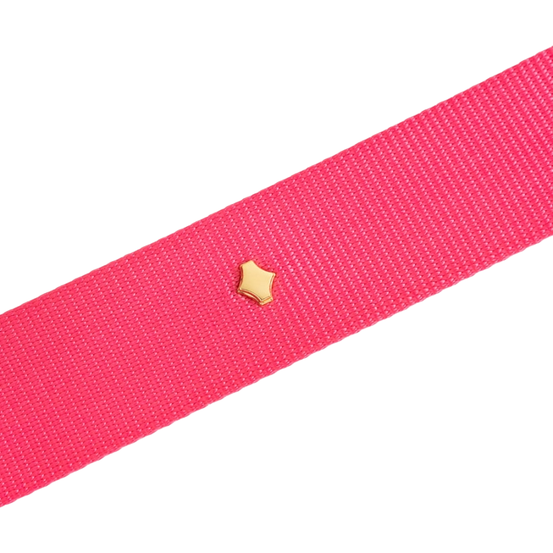 Any Di Phone Strap Vegan Leather & Nylon Fuchsia Pink