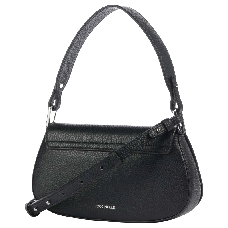 Coccinelle Womens Myrtha Maxi Crossbody/ Shoulder Handbag Black