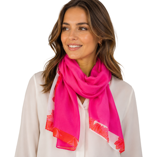 Lascana Women's Scarf Pink One Size 
