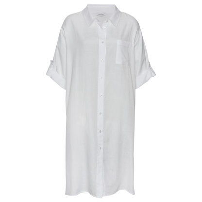 Lascana Women's Blouse Longbluse White 