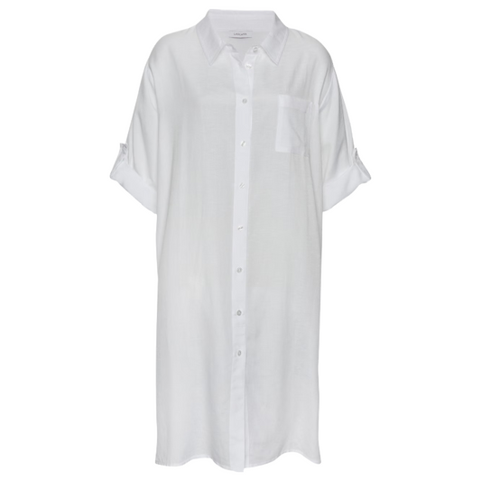 Lascana Women's Blouse Longbluse White 
