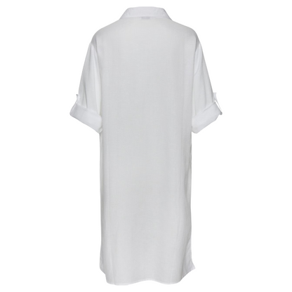 Lascana Women's Blouse Longbluse White 