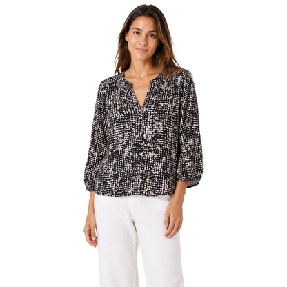 Tom Tailor Women's Blouse Abstract Dots 1047574