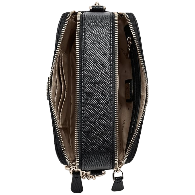 Guess Women's Noelle II Crossbody Shoulder Bag Black 