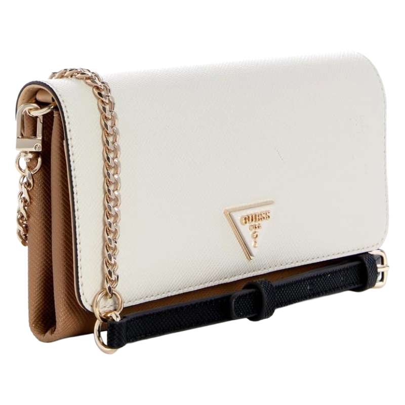 Guess Women's Noelle II Mini Crossbody Bag Tan Multi