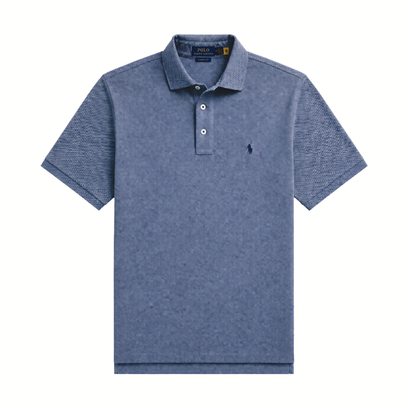 Ralph Lauren Polo Linen Cotton Navy Shirt Men's