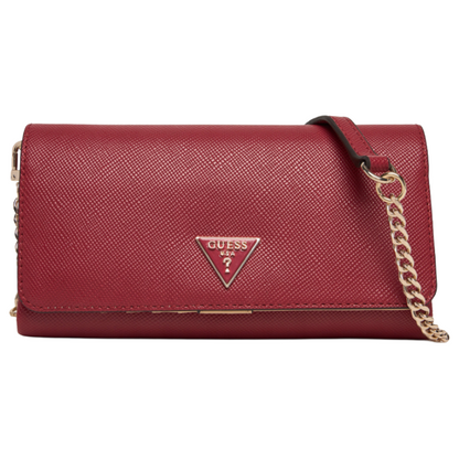 Guess Women's Noelle II Mini Crossbody Shoulder Bag Garnet Red