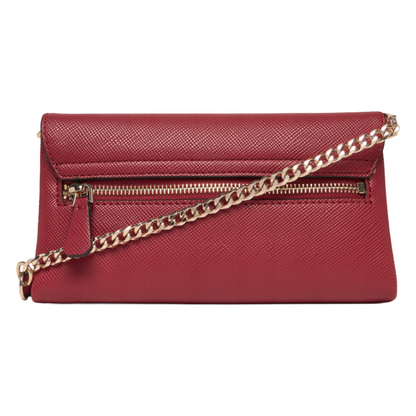 Guess Women's Noelle II Mini Crossbody Shoulder Bag Garnet Red