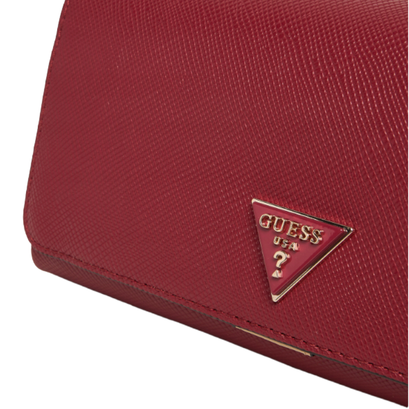 Guess Women's Noelle II Mini Crossbody Shoulder Bag Garnet Red