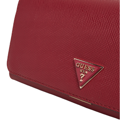 Guess Women's Noelle II Mini Crossbody Shoulder Bag Garnet Red