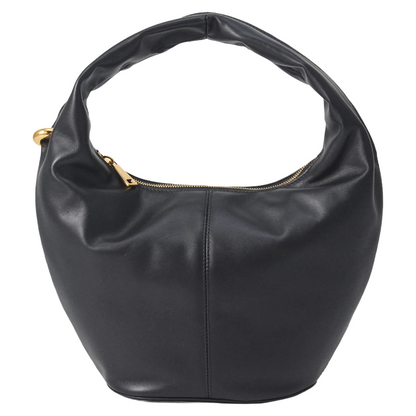 Furla Ring Mini Leather Hobo Handbag Nero Black