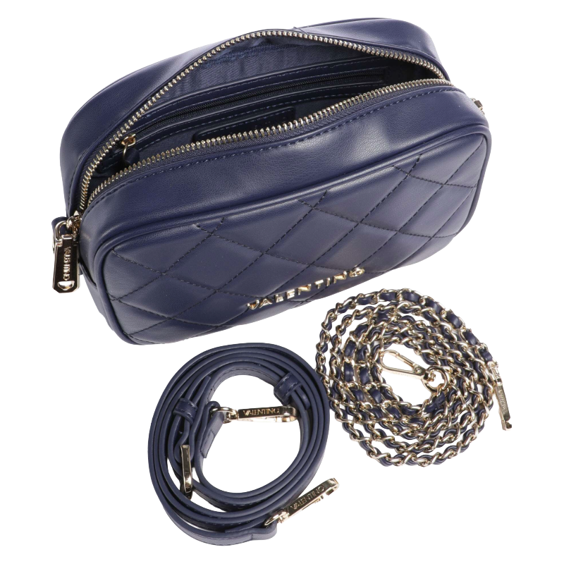Mario Valentino Ocarina Blue Crossbody Bag