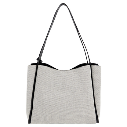 Guess Nicolette Girlfriend Tote Bag Natural/Black
