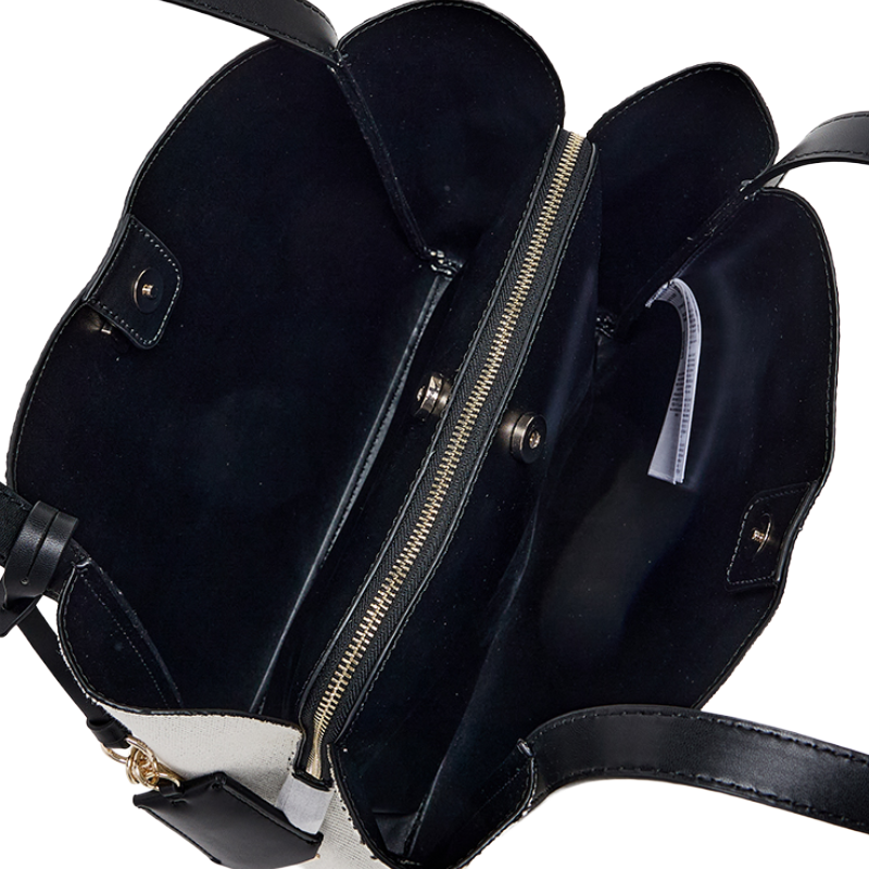 Guess Nicolette Girlfriend Tote Bag Natural/Black