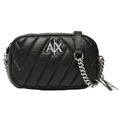 Armani Exchange Camera Case Messenger Crossbody Bag Black