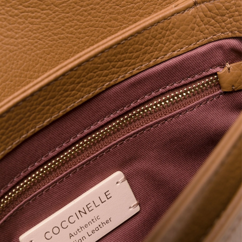 Coccinelle Women's Dew Handbag Brown Leather
