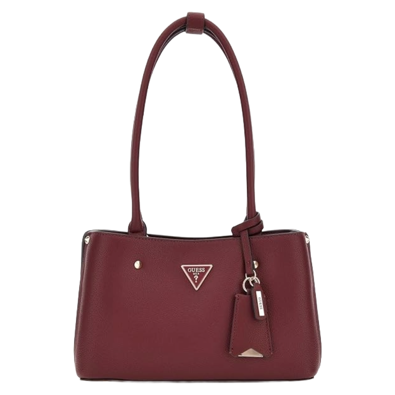 Guess Women's Meridian II Shoulder Handbag Wine Red