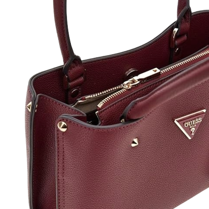 Guess Women's Meridian II Shoulder Handbag Wine Red