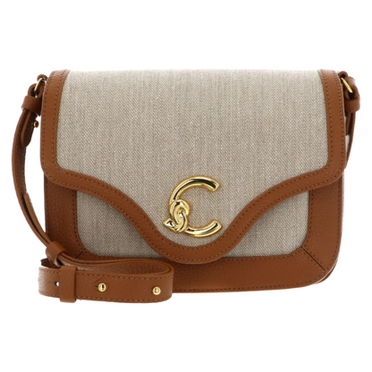 Coccinelle Women's C-Me Canvas Handbag Natural/Cuir