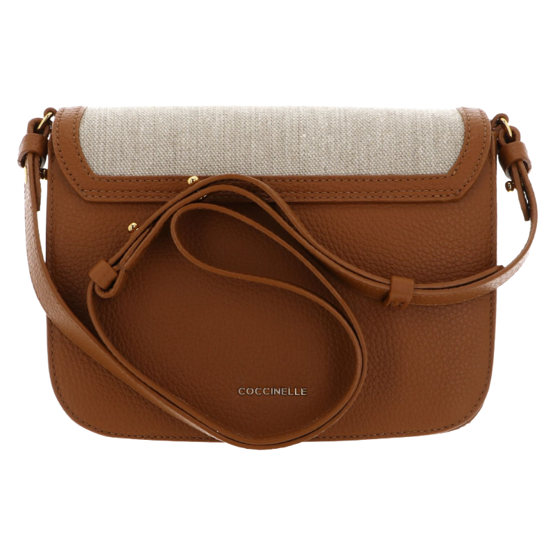Coccinelle Women's C-Me Canvas Handbag Natural/Cuir