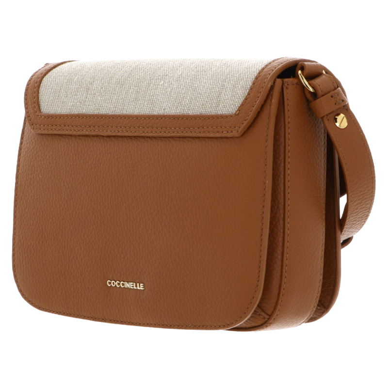 Coccinelle Women's C-Me Canvas Handbag Natural/Cuir