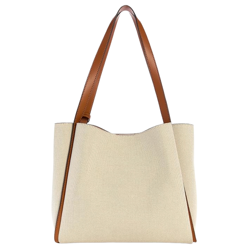 Guess Womens Nicolette Handbag Natural/Caramel 