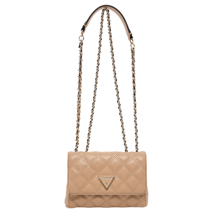 Guess Giully II Mini Crossbody Shoulder Bag Beige