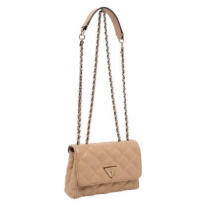 Guess Giully II Mini Crossbody Shoulder Bag Beige