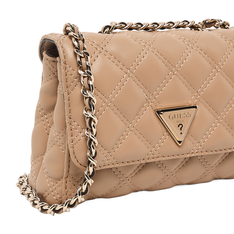 Guess Giully II Mini Crossbody Shoulder Bag Beige