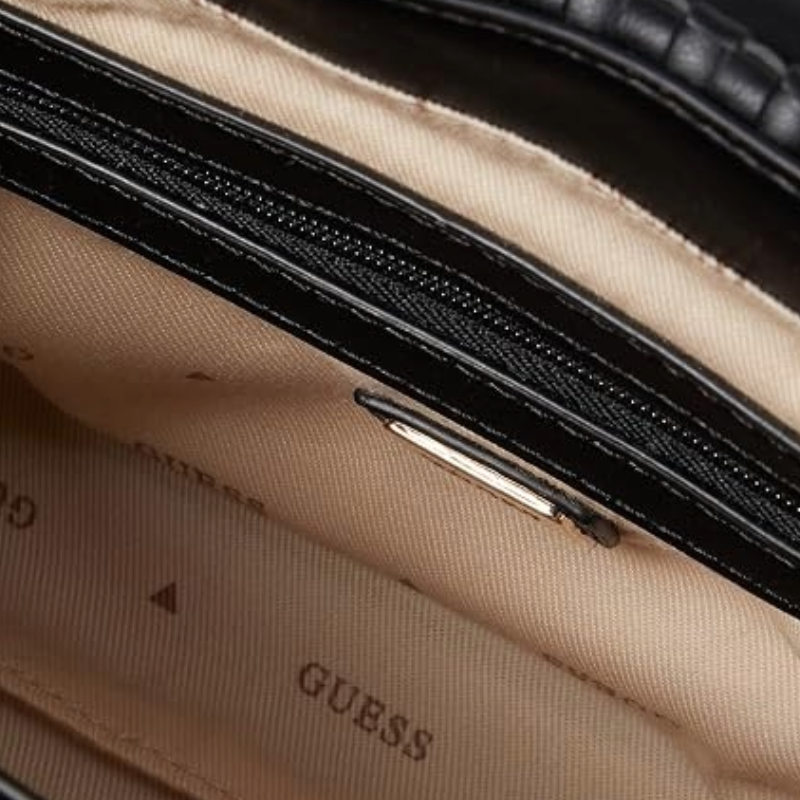 Guess Etel Women's Crossbody Flap Bag Black