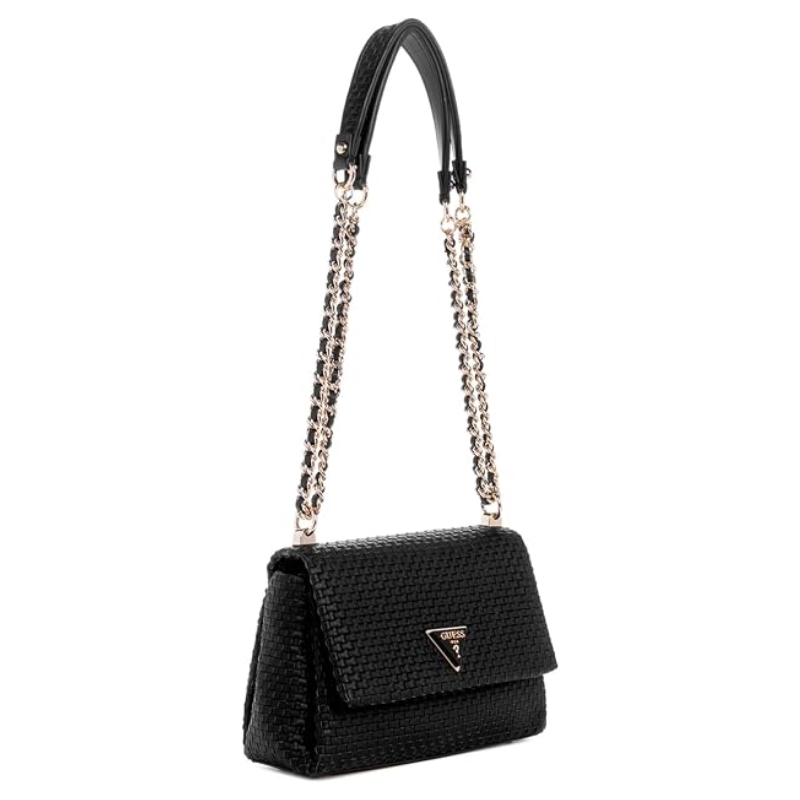 Guess Etel Women's Crossbody Flap Bag Black