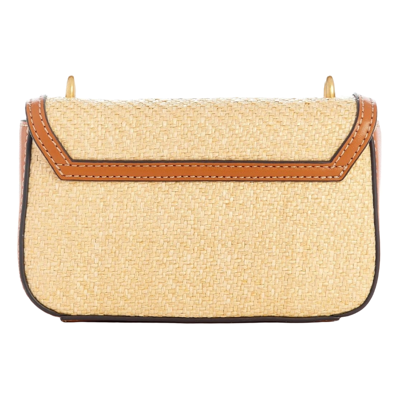 Guess Women's G Status Mini Crossbody Bag Natural / Cognac