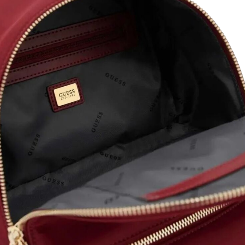 Guess Women's Follie Travel Small Backpack Rust Red