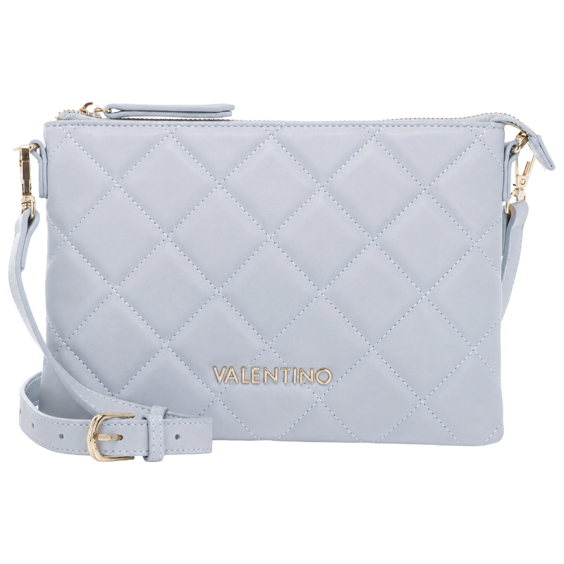 Mario Valentino Ocarina Quilted Pale Blue Crossbody Bag