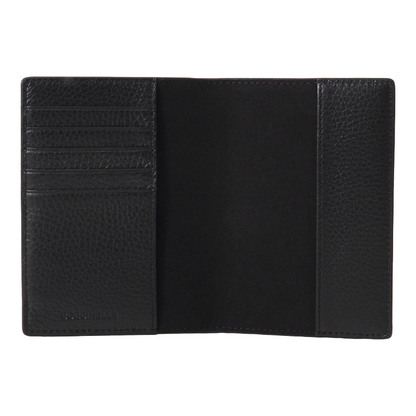 Coccinelle Metallic Soft Grained Leather Purse Black