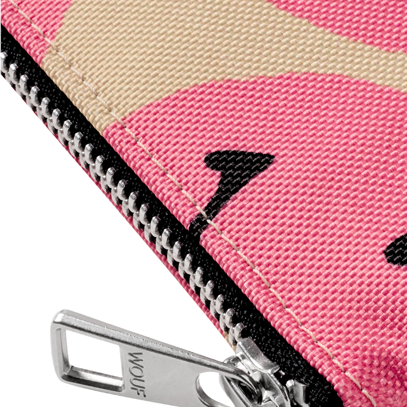 Wouf Women's Pink Multi Colour Small Pouch Purse