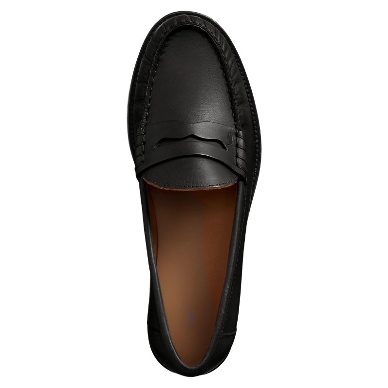 Polo Ralph Lauren Women's Black Leather Loafer's