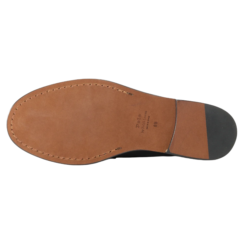 Polo Ralph Lauren Women's Black Leather Loafer's