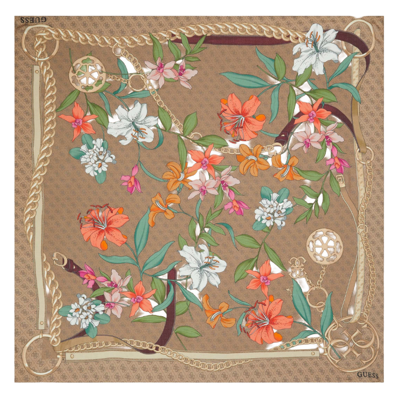 Guess Womens Scarf Brown AW5346POL03