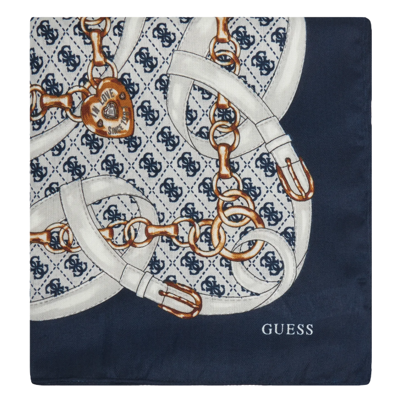 Guess Womens Scarf Blue AW5412POL03