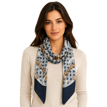 Guess Womens Scarf Blue AW5412POL03
