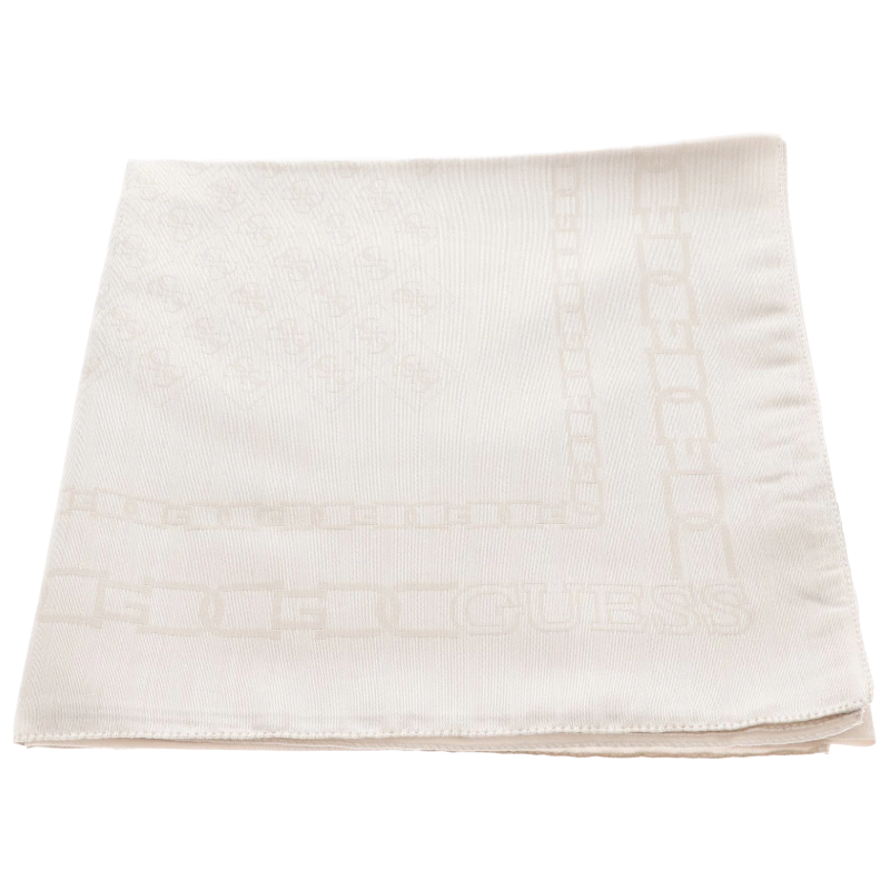 Guess Women's Scarf Ivory/ Cream Logo AW5061POL03IVO