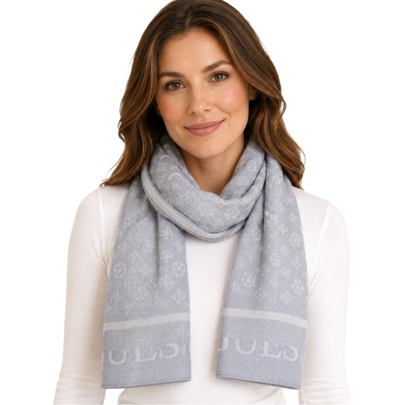 Guess Women's Scarf Light Blue AW9363VIS03