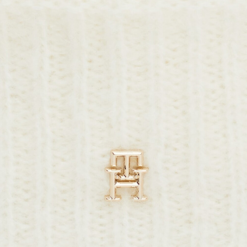 Tommy Hilfiger Women's Beanie White OS AWOAW16630