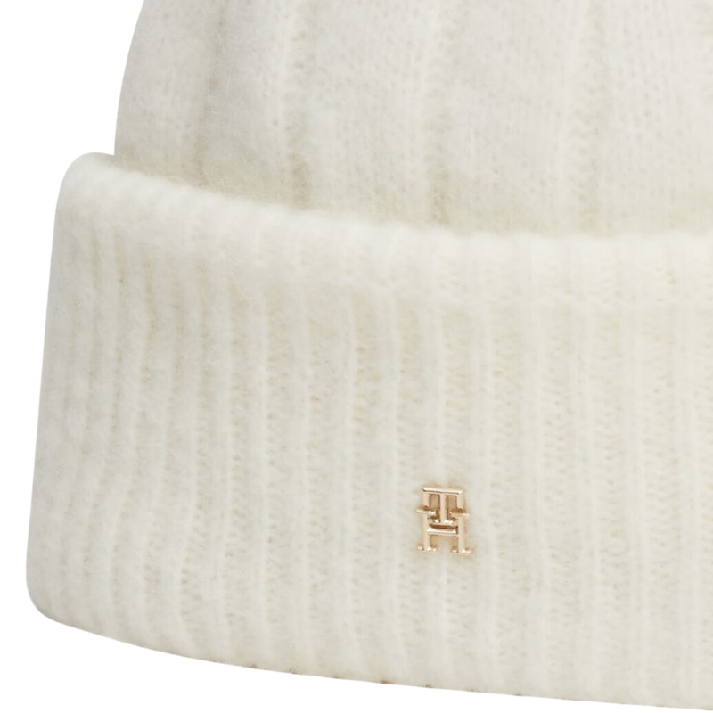Tommy Hilfiger Women's Beanie White OS AWOAW16630