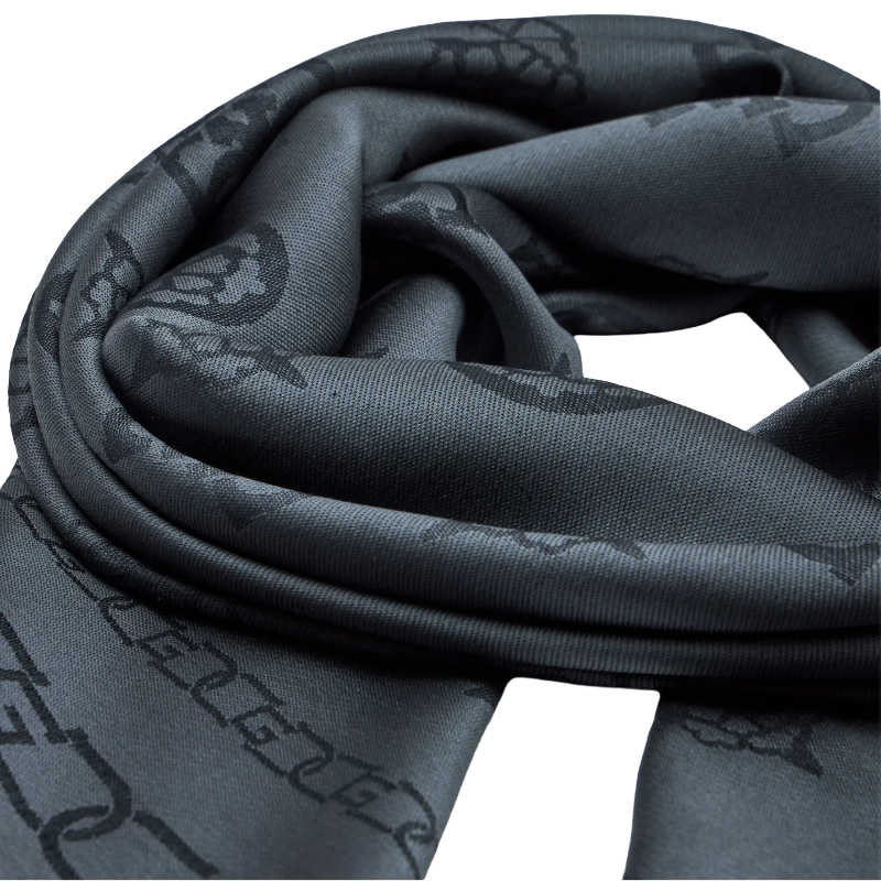 Guess Woman's Scarf AW5092POL03CLO Coal Logo