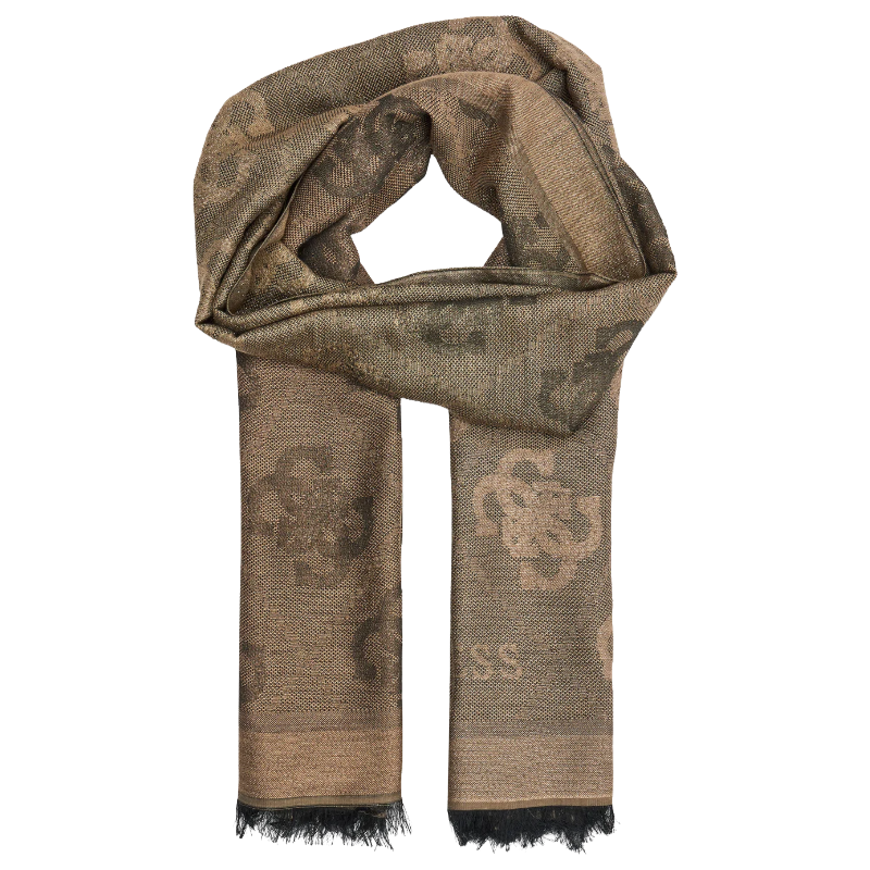 Guess Women's Scarf Gol Brown AW5149POL03