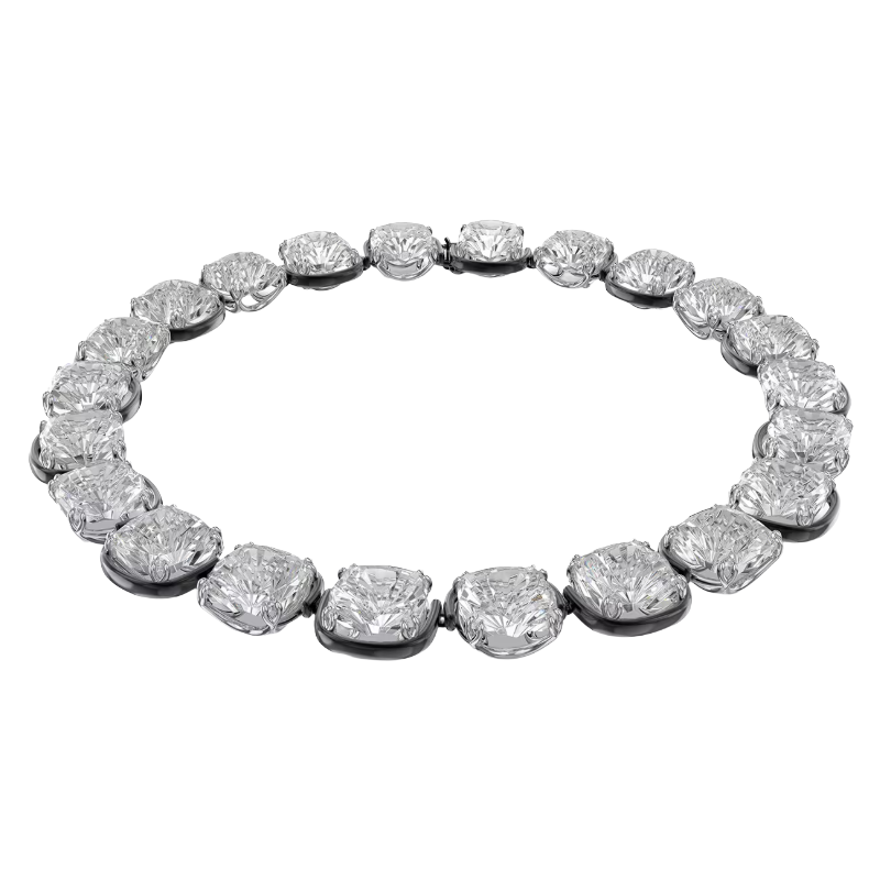 Swarovski Harmonia White Cushion Cut Crystal Choker Necklace 5600942